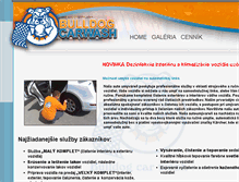 Tablet Screenshot of bulldogcentrum.sk